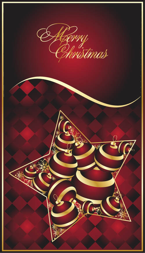 free vector Beautiful christmas background vector